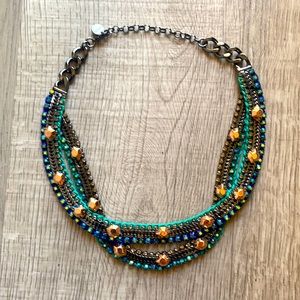 Stella and Dot Peacock Color Necklace